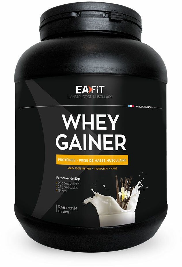 EA Fit Whey Gainer vanille 750 g Poudre
