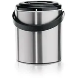 Was Germany - Eiseimer, 1,6 ltr., Ø 14 cm, mit Kunststoffzange und perforiertem Einsatz, Edelstahl