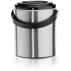 Was Germany - Eiseimer, 1,6 ltr., Ø 14 cm, mit Kunststoffzange und perforiertem Einsatz, Edelstahl