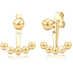Elli Ear Jacket Kugeln Trend 925 Sterling Silber goldfarben Damen 