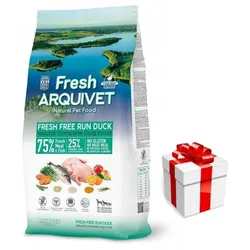ARQUIVET FRESH - Halbfeuchtes Hundefutter Ente mit Meeresfisch 10 kg + Überraschung für den Hund