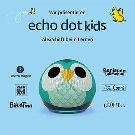 Amazon Echo Dot Kids 5. Generation Eulen-Design