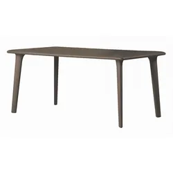 Resol DESSA Rechteckiger Tisch Indoor, Outdoor 160x90 Schokolade