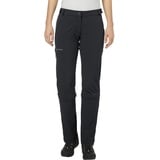 Vaude Damen Wanderhose Trekkinghose Women Farley Stretch Capri T-Zip II Black, Größe:42