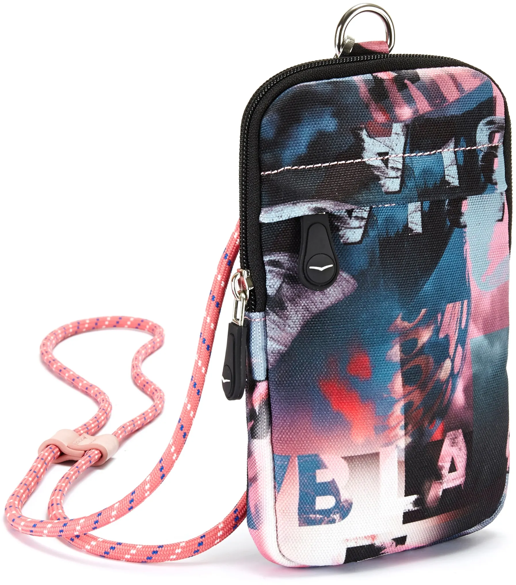Handytasche VENICE BEACH Gr. B/H: 12 cm x 19 cm, bunt (bedruckt) Damen Taschen Smartphone Case Tasche kleine Umhängetasche, Minibag, Crossbody-Bag, sportlich VEGAN
