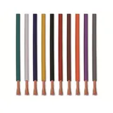 Quadrios 22CW005 Litzensortiment 1 x 0.75 mm2 Weiß, Blau, Braun, Orange, Grün, Gelb, Grau, Violett, Schwarz, Rot 1 Set