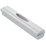 Maximex WENKO Folienschneider Perfect-Cutter, praktischer Abroller für Frischhaltefolie und Alufolie, Folienspender aus Kunststoff, 38 x 5,2 x 6,7 cm,