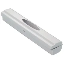 Maximex WENKO Folienschneider Perfect-Cutter, praktischer Abroller für Frischhaltefolie und Alufolie, Folienspender aus Kunststoff, 38 x 5,2 x 6,7 cm,