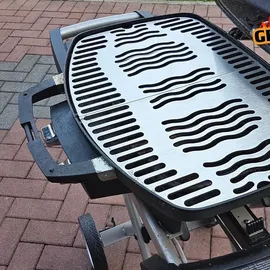 Grillrost.com Das Original Grillrost 273 cm x 369 cm Edelstahl Silber/Weiß