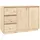 vidaXL Sideboard 111x34x75 cm Massivholz Kiefer