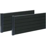 Gutta Hochbeet-Erweiterung Elevada 191 x 80 x 78 cm Anthrazit