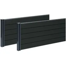 Gutta Hochbeet-Erweiterung Elevada 191 x 80 x 78 cm Anthrazit