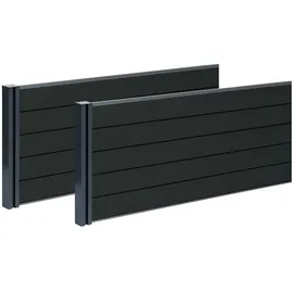 Gutta Hochbeet-Erweiterung Elevada 191 x 80 x 78 cm Anthrazit