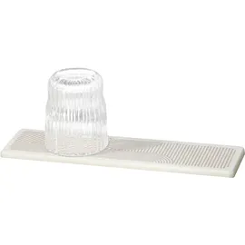 Wenko Damon Abtropfplatte 30 x 8 cm schnelltrocknend wasserabsorbierend beige