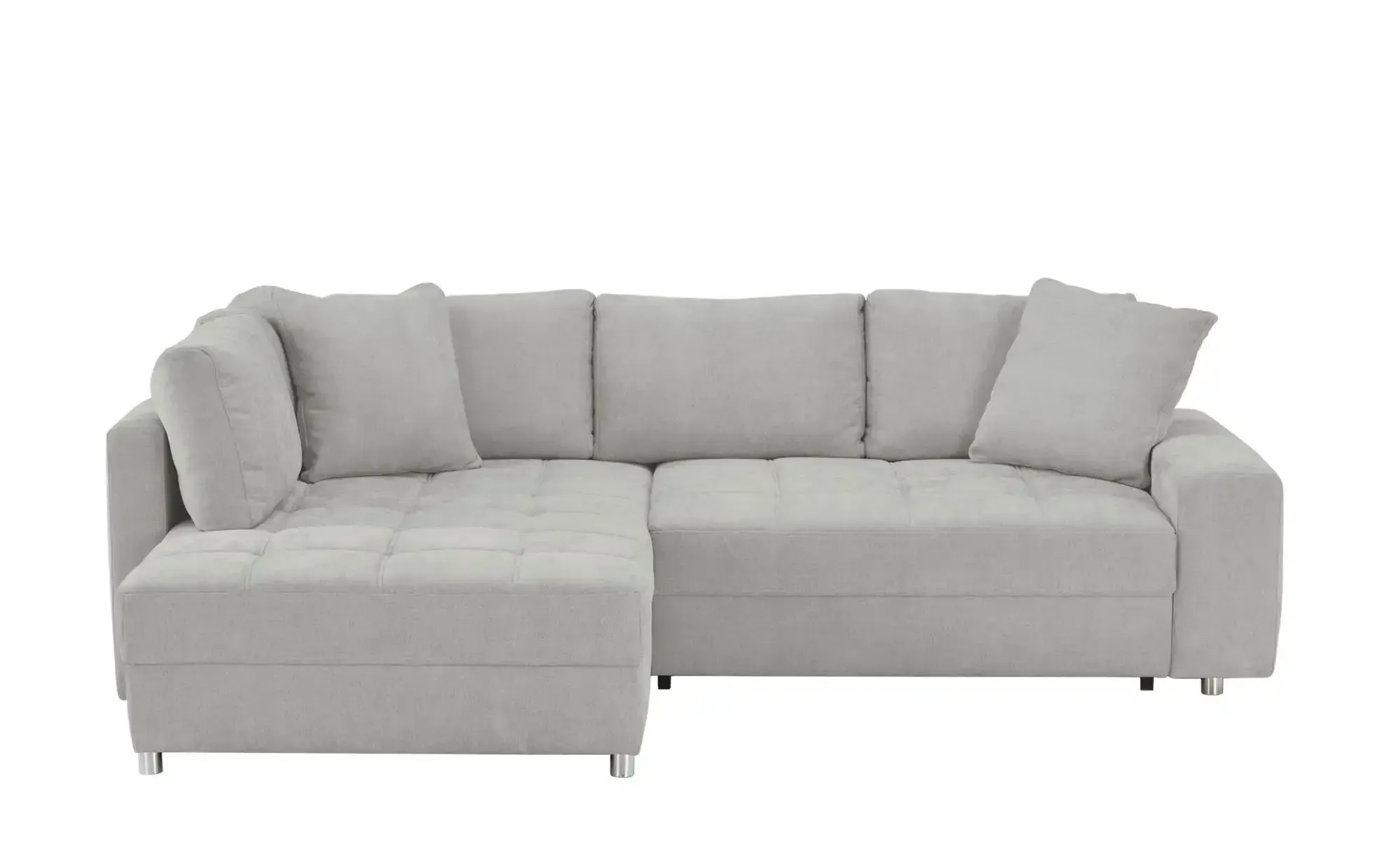 bobb Polsterecke  Arissa de Luxe ¦ grau ¦ Maße (cm): B: 268 H: 91 T: 215.0