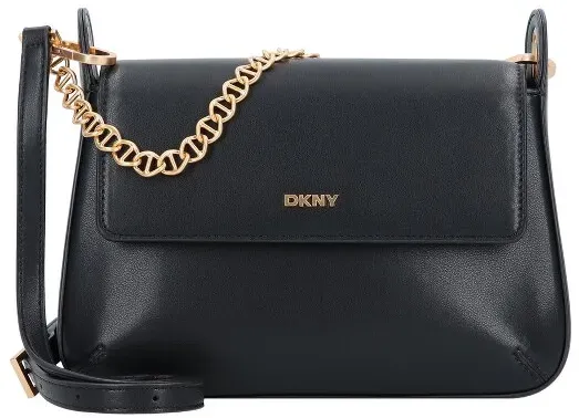 DKNY Belen Schultertasche Leder 26 cm  schwarz