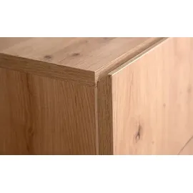 les tendances Nola TV-Lowboard 195 x 48 x 37 cm Braun/Holz