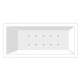 Villeroy & Boch Oberon Rechteck-Whirlwanne 75 x 170 cm (UAC170OBE2A2V01)