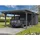 SKANHOLZ Carport Emsland 4,04 x 8,46 m grau mit Abstellraum