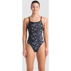 Badeanzug Damen arena Escape Challenge-Back - Black-team Black - 42