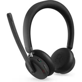 Lenovo 6550 - Headset - On-Ear - Bluetoo On Ear Headset Bluetooth®, Kabellos Stereo Schwarz Mikrofon-Rauschunterdrückung, Noise