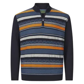 Charles Colby Pullover EARL LEANDOW Blau 4XL