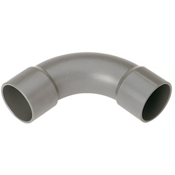 PVC Bogen 90°  , PVC-Fittinge Größen: ø 63 mm