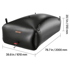 Vevor Wasserspeicherblase 1000 l Schwarz