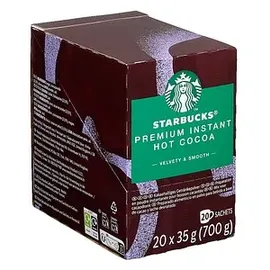 Starbucks STARBUCKSTM PREMIUM INSTANT HOT COCOA Trinkschokolade mild, 20x 35,0 g