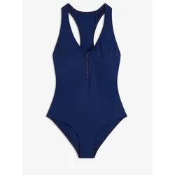 bonprix Badeanzug schnelltrocknend, blau, 46