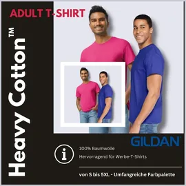 Gildan Herren T-Shirt 5000 antique sapphire (heather) S