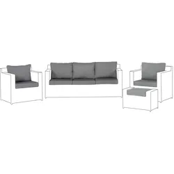 Outdoor Kissenbezug Set ROMA Grau