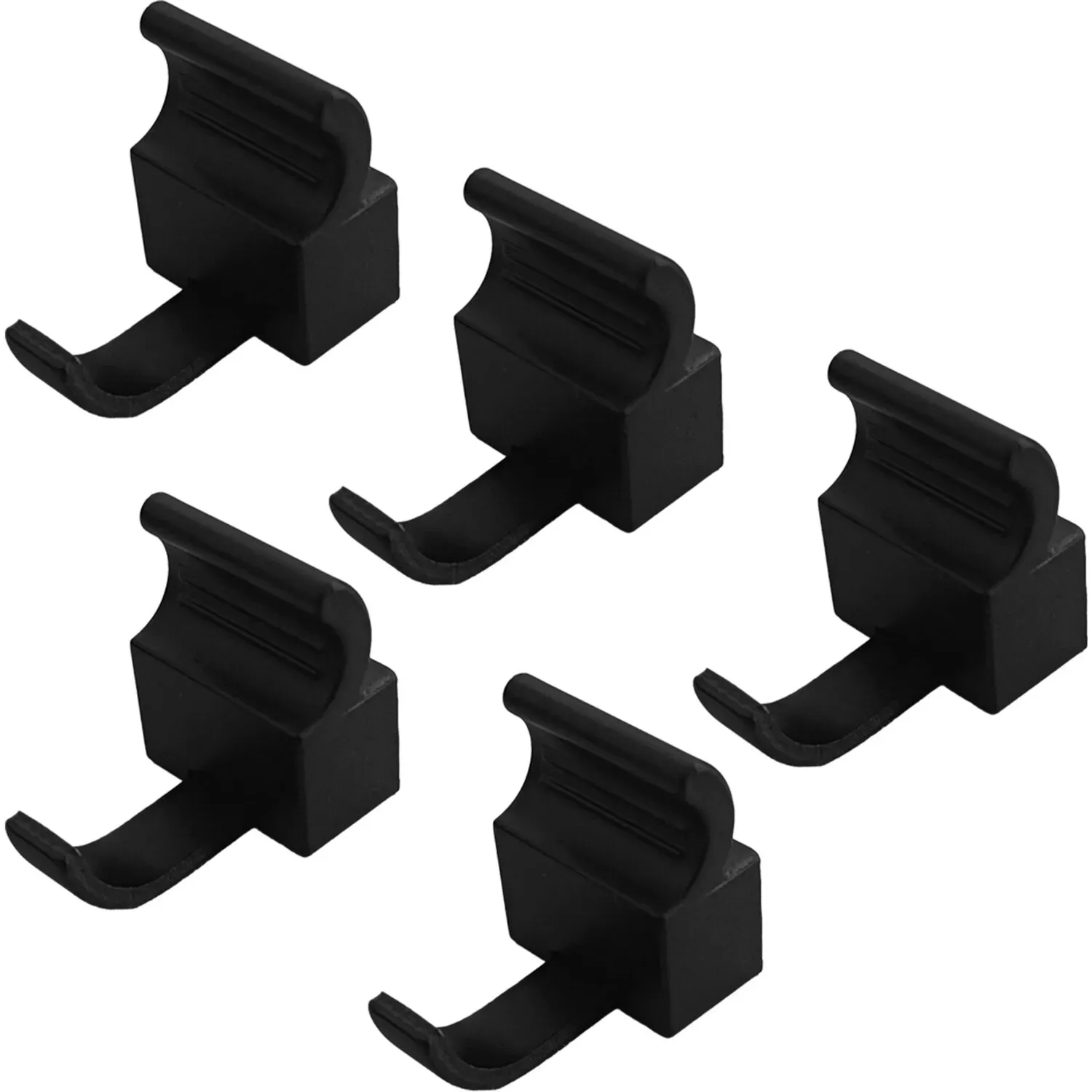 L&S L&S Sign Haken 5er Set schwarz