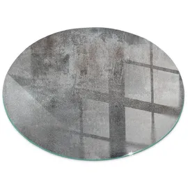 Tulup Funkenschutz Glasplatte 70 x 70 x 0,4 cm Grau