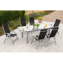 Merxx Carrara Set 7-tlg. Schwarz/Grau