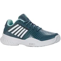 K-Swiss Performance Court Express Omni Tennis Shoe, Indian Teal/White/Aqua Splash, 30 EU