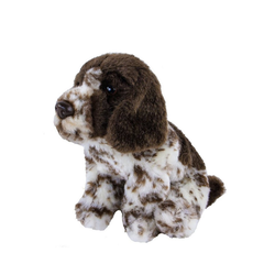 Teddys Rothenburg Kuscheltier Hund Jagdhund 18 cm sitzend braun/weiß (Plüschtier, Plüschhund, Stofftier, Jagdhunde, Plüschjagdhund, Stoffhunde)