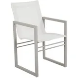 Brafab Vevi Gartenstuhl 57 x 57 x 89 cm beige/weiß