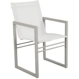 Brafab Vevi Gartenstuhl 57 x 57 x 89 cm beige/weiß