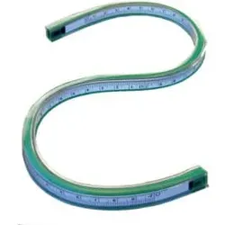 Kurvenlineal 40cm biegsam RUMOLD 821040 mm-Teilung