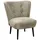 58 aufm Kessel Cocktailsessel Kayleigh Samtvelours 58 x 0 x 0 cm Beige/Gelb mit Relax-Funktion