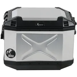 Hepco & Becker Koffer rechts, silber, HEPCO & BECKER Koffer "Xplorer" 40 l Inhalt