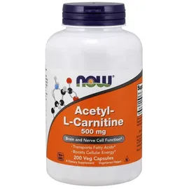 NOW Foods Acetyl-L-Carnitin 500 mg Kapseln 200 Stück