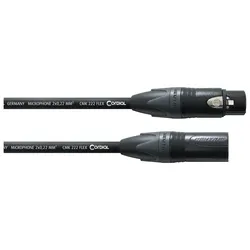 Cordial CPM 10 FM-Flex XLR Kabel 10 m Schwarz