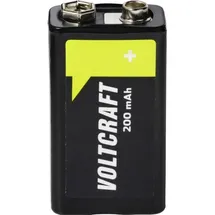 VOLTCRAFT Block-Akku 9V NiMH 200mAh 8,4V