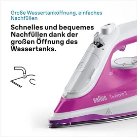 Braun TexStyle 5 SI 5225 PU Weiß/Pink