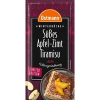 Ostmann Gewürze – Apfel-Zimt Tiramisu Würzmischung | für 3 Portionen | für Tiramisu mit Zimt, Apfel- und Orangenpulver| 15 g im Beutel