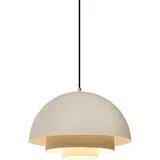 QAZQA Loes 1-flg. dimmbar 40 cm Rund/Creme