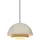 QAZQA Loes 1-flg. dimmbar 40 cm Rund/Creme