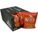 Kettle Chips Honey Barbecue 10 x 130 Tüten, hand-frittierte Kessel-Chips, knusprige Kartoffelchips in der Geschmacksrichtung süßer Honig mit traditionellen Barbecue-Geschmack für den Abend